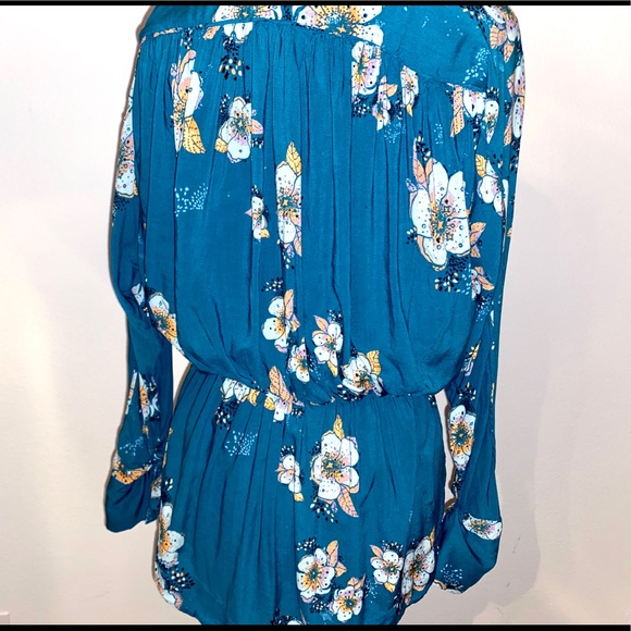 Free People Tuscan Dreams Printed Tunic sz M - Picture 11 of 15